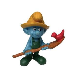 Farmer Smurf 2011 McDonald’s Happy Meal 3” PVC Figure